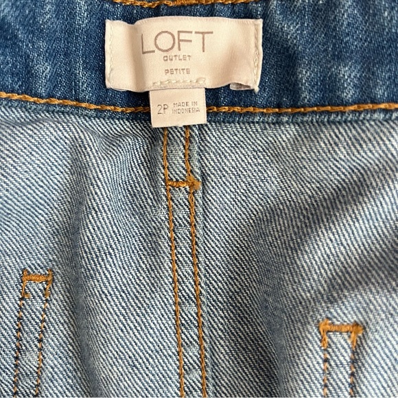 LOFT OUTLET BUTTON UP DENIM SKIRT SIZE 2 PETITE - Picture 12 of 12